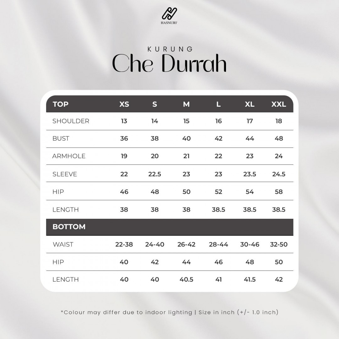 Kurung Che Durrah - Black