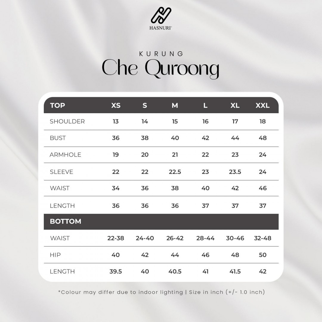 Kurung Che Quroong - Black