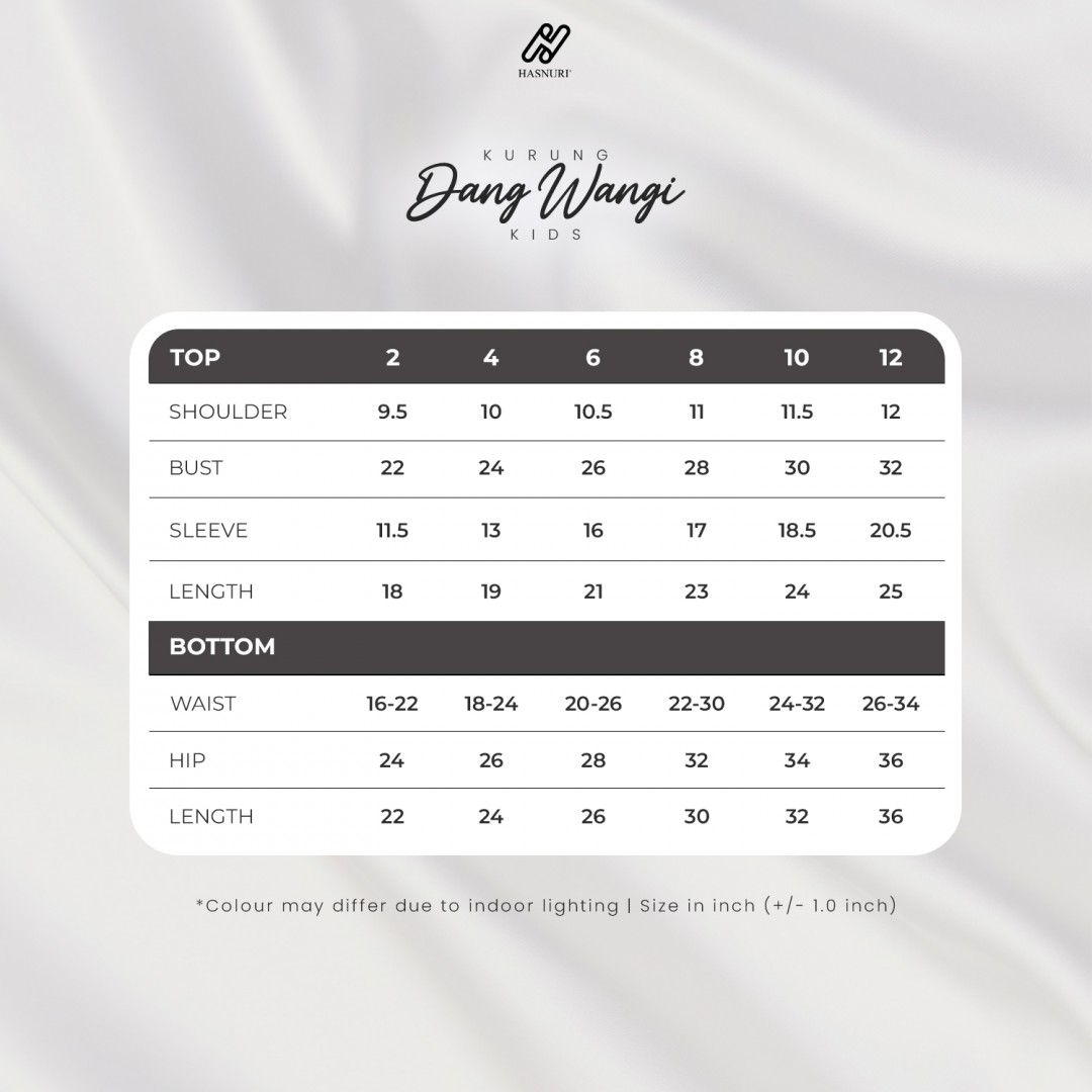 Kurung Dang Wangi Kids - Light Green