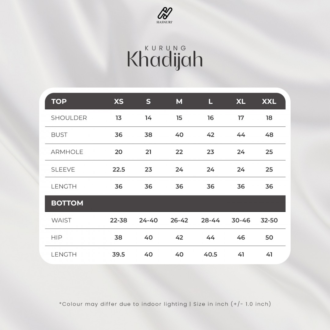 Kurung Khadijah - Navy Blue