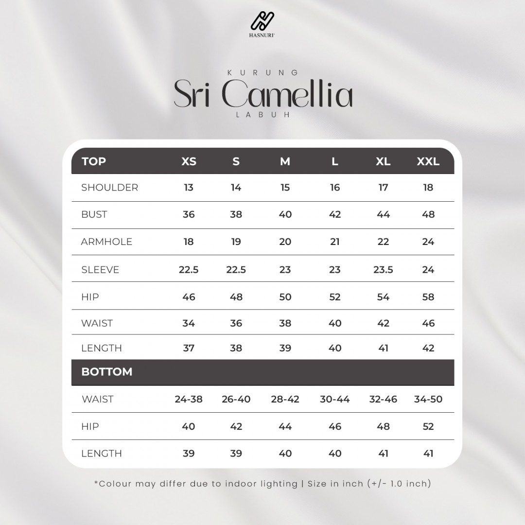 Kurung Sri Camellia Labuh - Raspberry