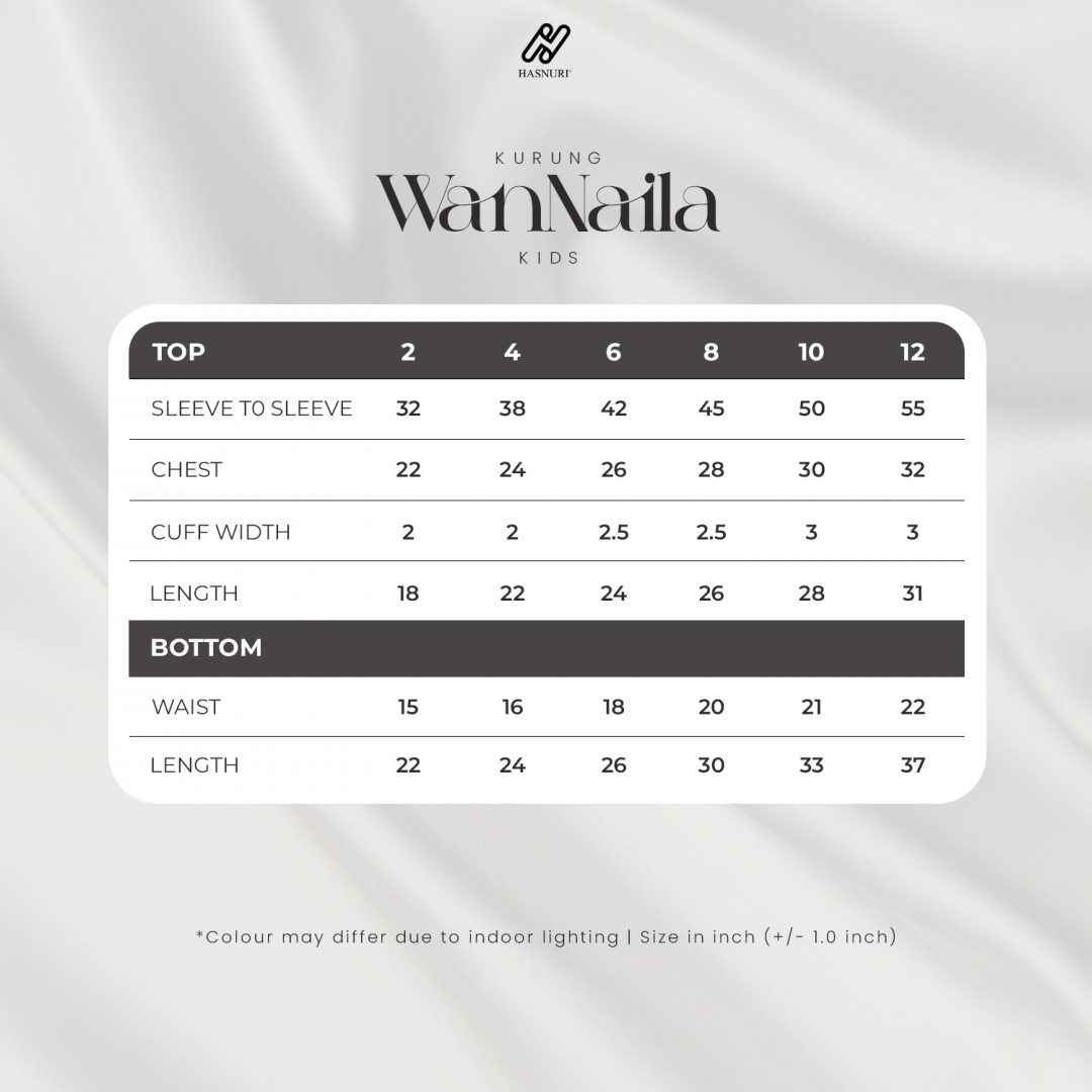 Kurung Wan Naila Kids - Emerald Green