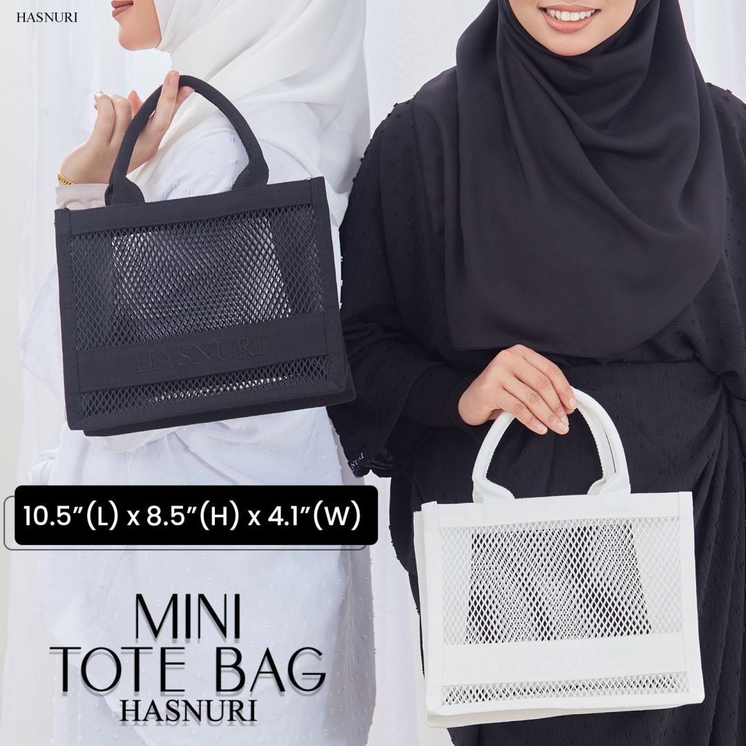 Mini Tote Bag Hasnuri - White