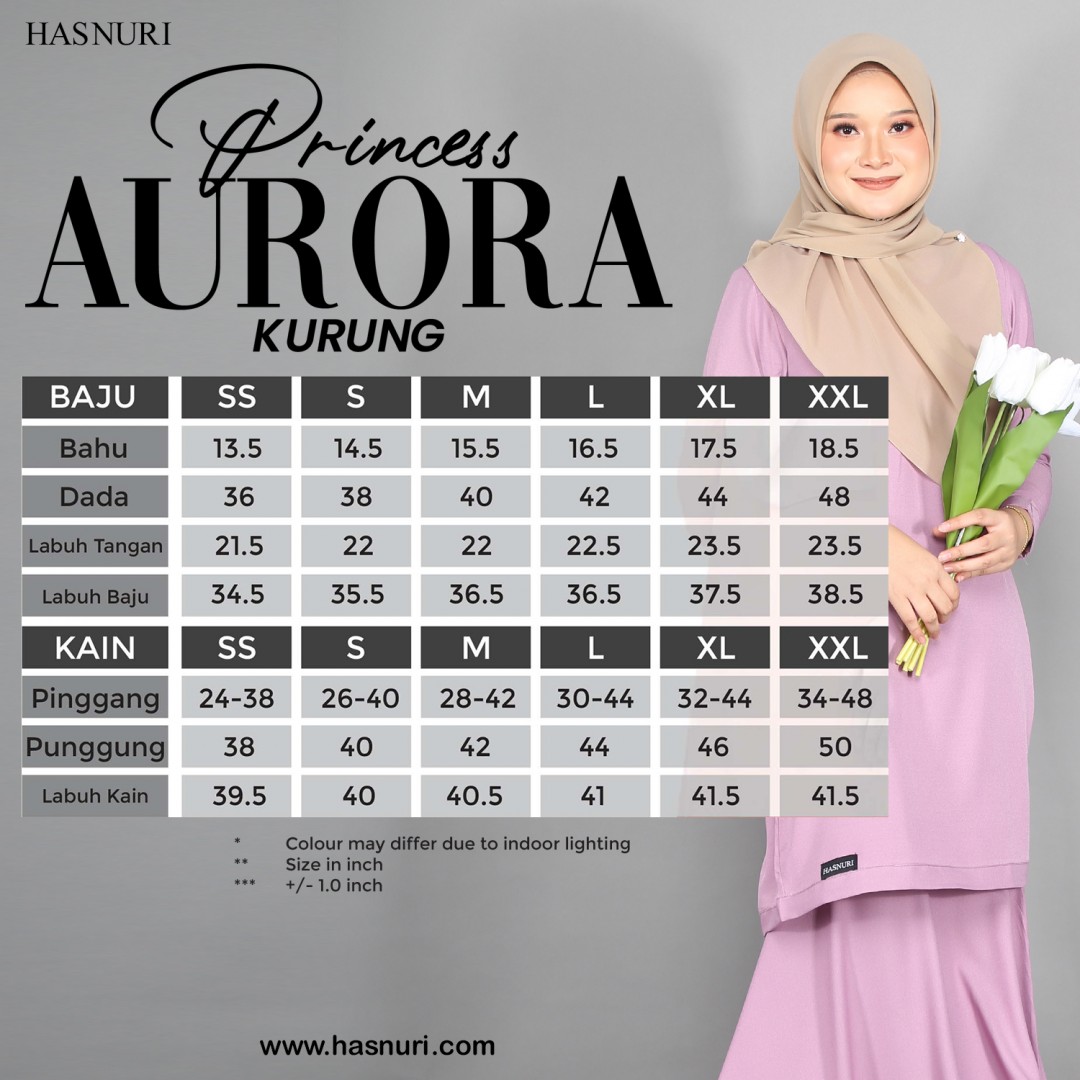 Kurung Princess Aurora - Brown