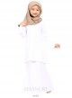 Kurung Misha Kids - White