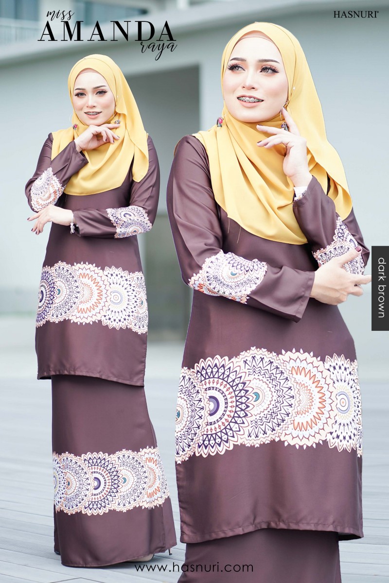 Kurung Miss Amanda - Dark Brown