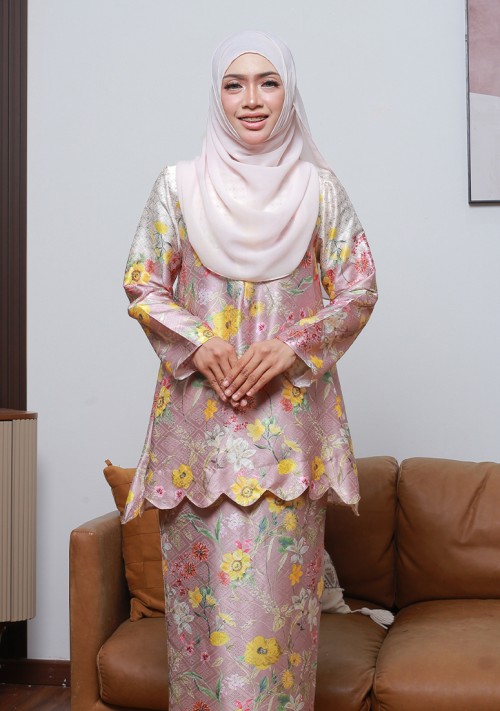 Kurung Sri Seroja Mini - Mocha Latte
