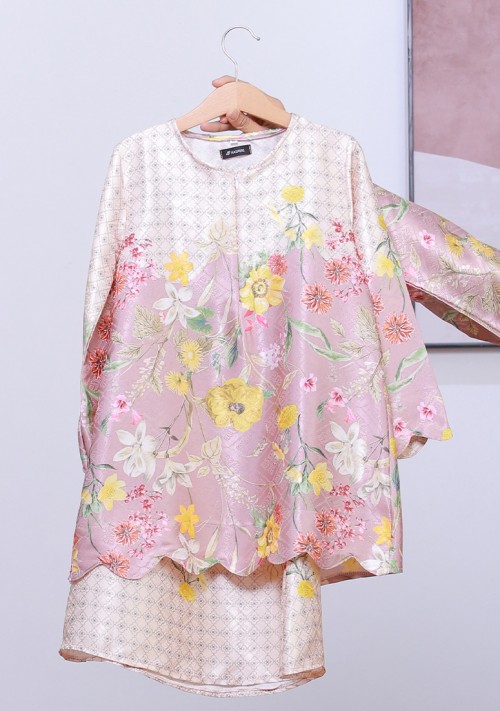 Kurung Sri Seroja Kids - Mocha Latte