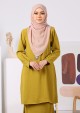 Kurung Airis - Moss Yellow