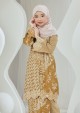 Kebaya Cik Orkid Kids - Moss Yellow