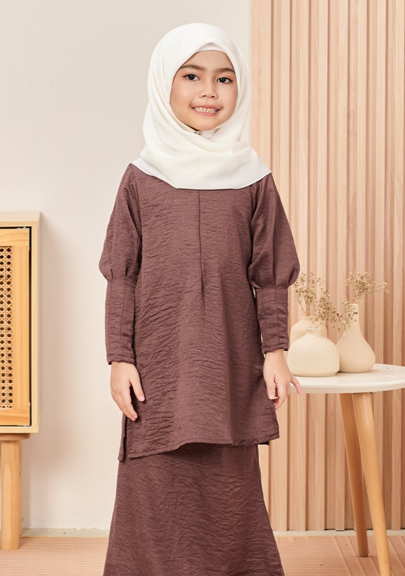 Kurung Zayra Kids - Mulberry