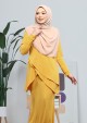 Kurung Cik Tulip - Mustard