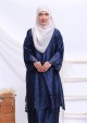 Kurung Che Aisha - Navy Blue