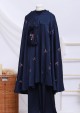 Telekung Reben - Navy Blue