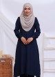 Suit Zakiya Linen - Navy Blue