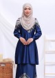 Kurung Adhwa - Navy Blue