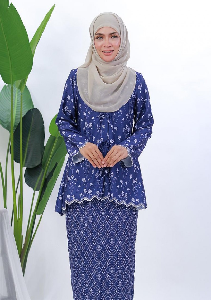 Kurung Dang Ara 7.0 - Navy Blue