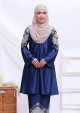 Kurung Zahida - Navy Blue