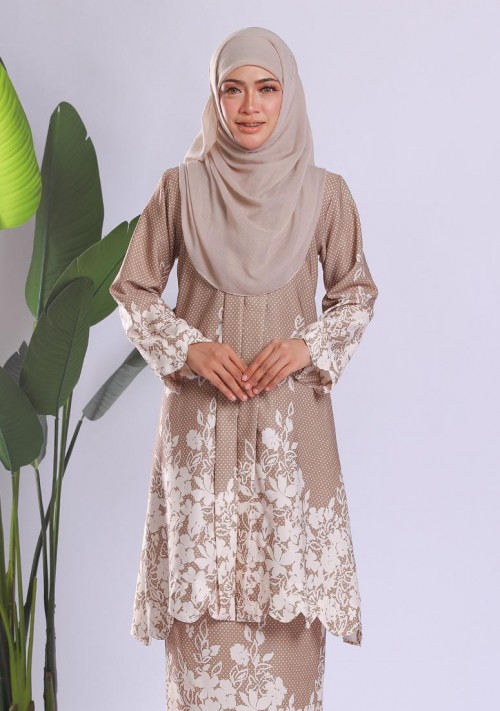 Kebaya Sri Mahsuri 3.0 - Nude Brown