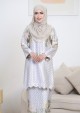 Kurung Wan Amira Labuh 2.0 - Off White