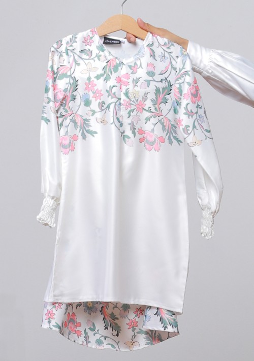 Kurung Sri Orked Kids - Off White