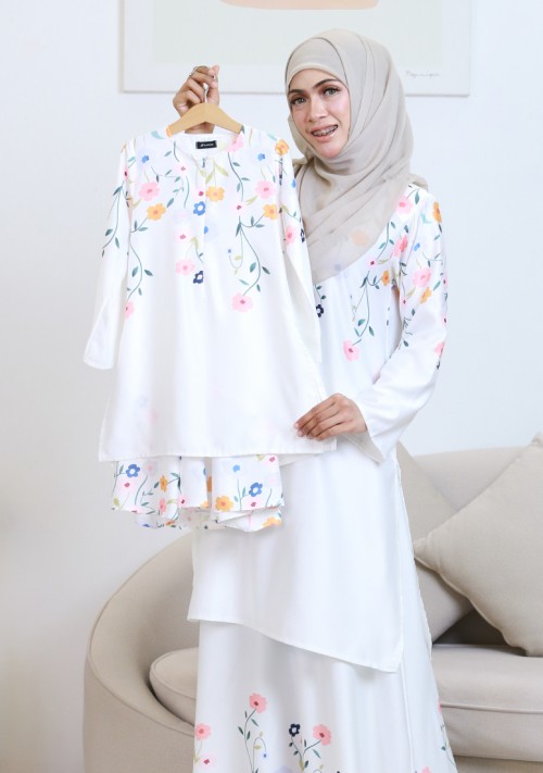 Kurung Princess Aireen Kids - Off White