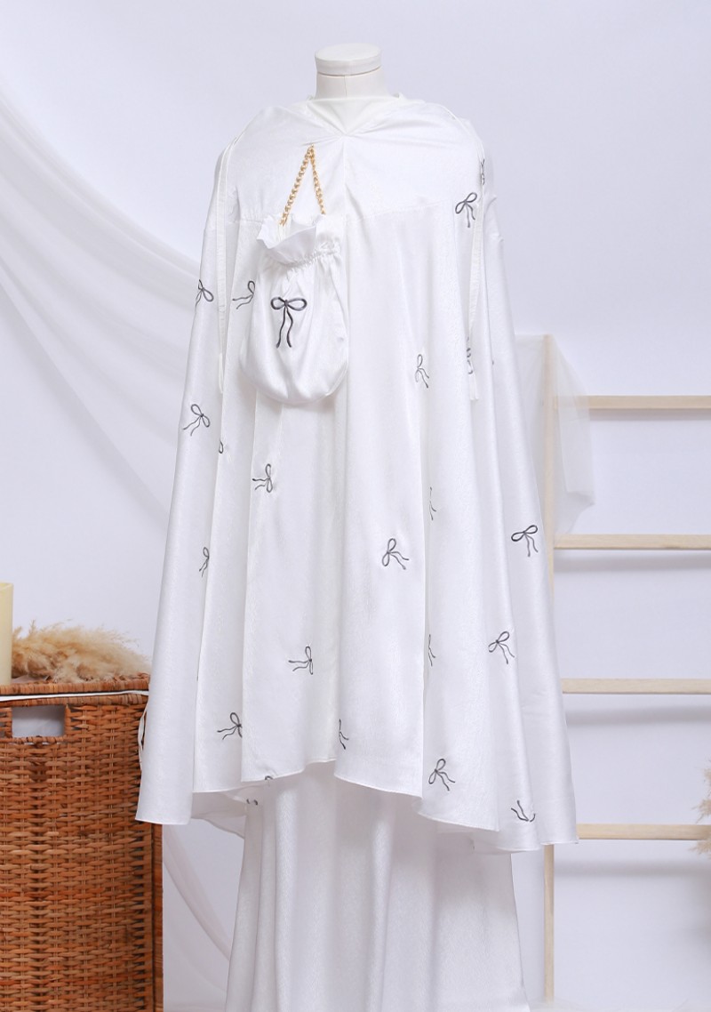 Telekung Reben - Off White V2