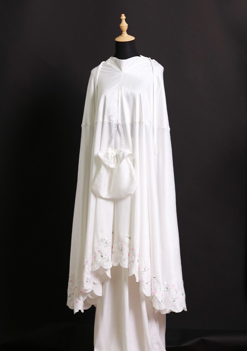 Telekung Embun - Off White