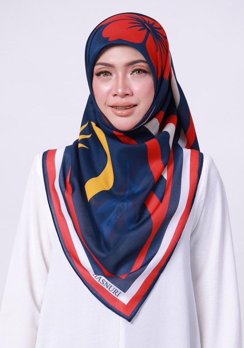 Tudung Bawal Merdeka - Patriotik