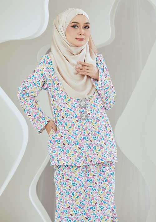 Kurung Cik Melati - Pink