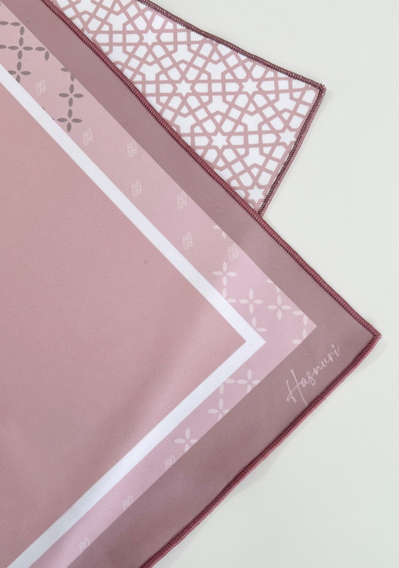 Sejadah Mini Travel Prayer Mat - Pink