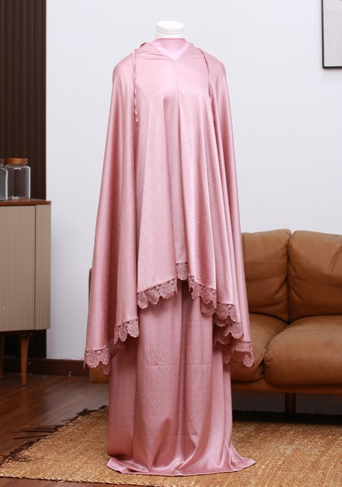 Telekung Qamira - Pink