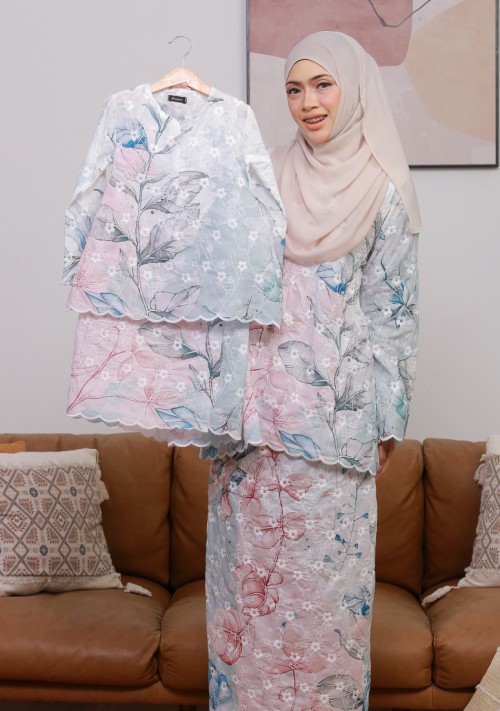 Kurung Sri Camellia Kids - Pistachio