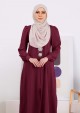 Kurung Nur Zakiya - Plum