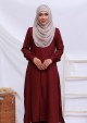 Suit Zakiya Linen - Plum