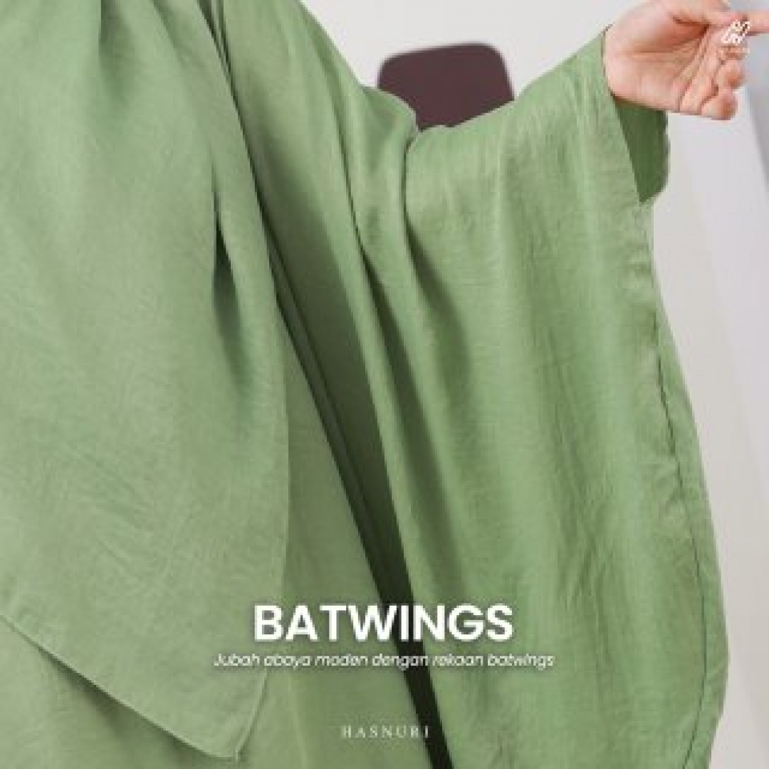 Abaya Ayraa - Lime Green