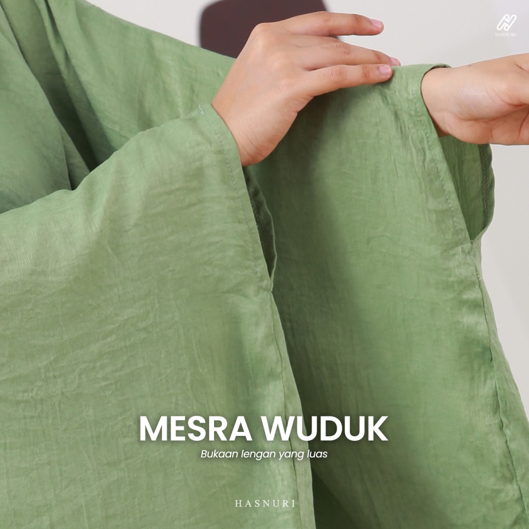 Abaya Ayraa - Lime Green