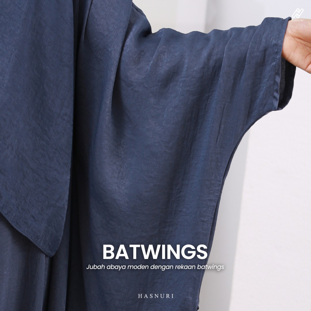 Abaya Khalila - Blue Grey
