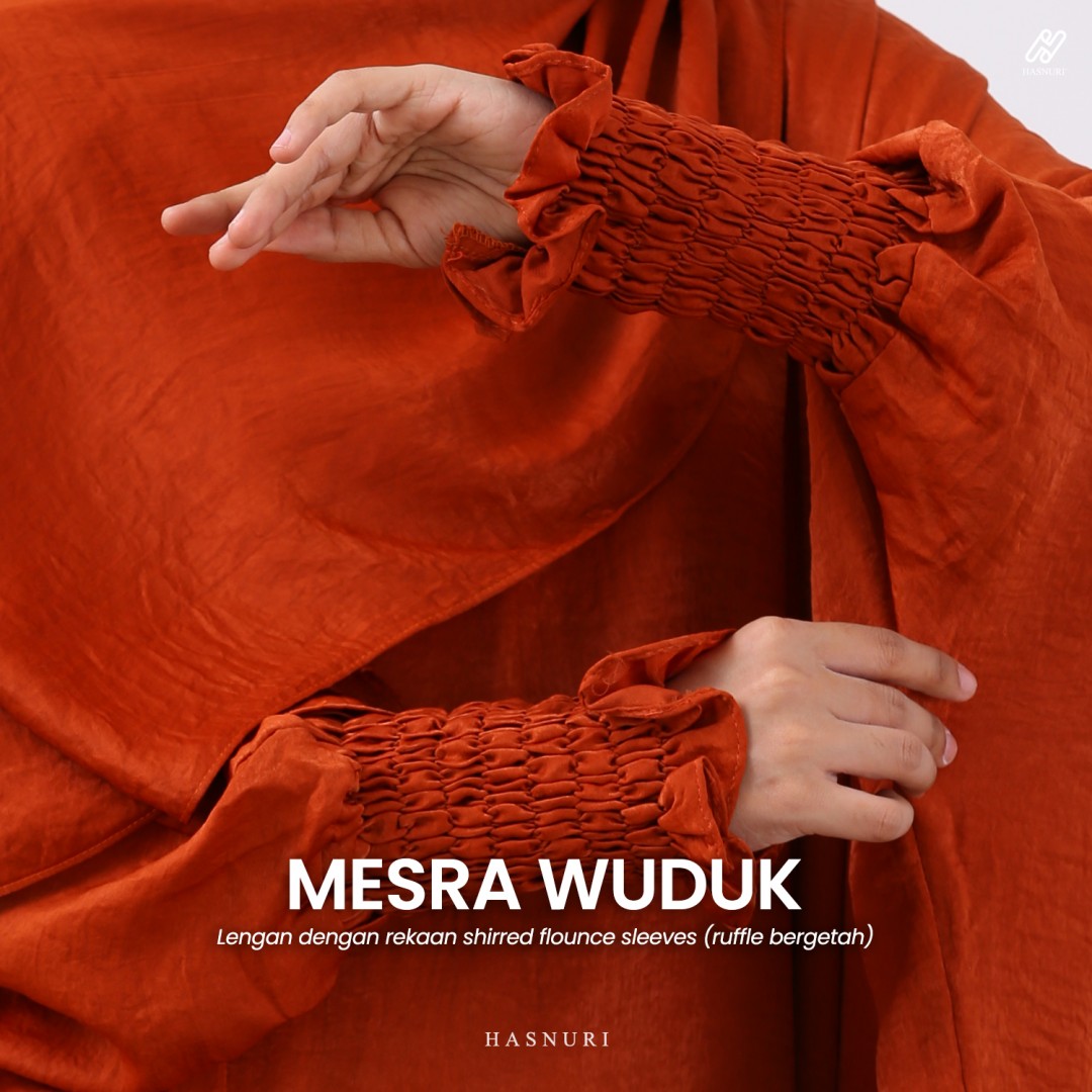 Jubah Aralyn - Maroon