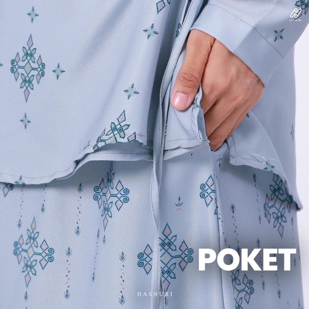 Kurung Hanami - Baby Blue