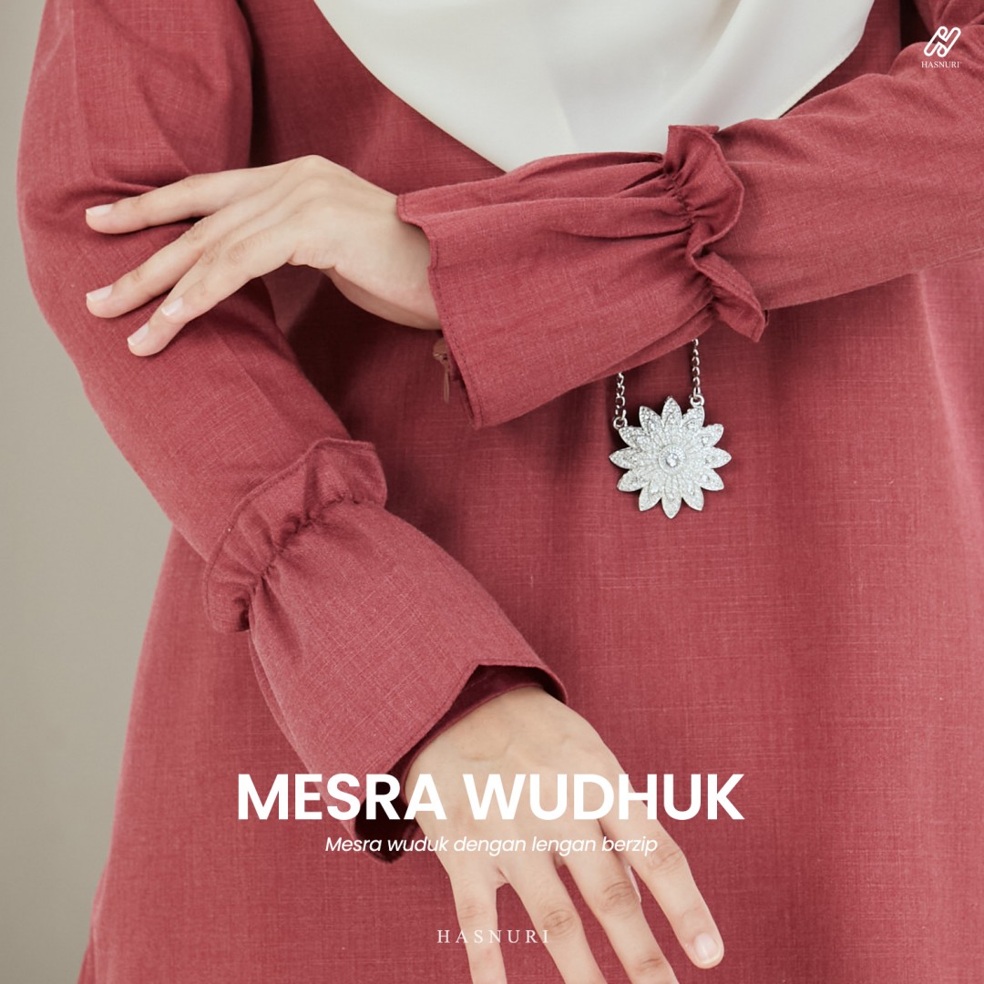 Kurung Sakura - Salmon