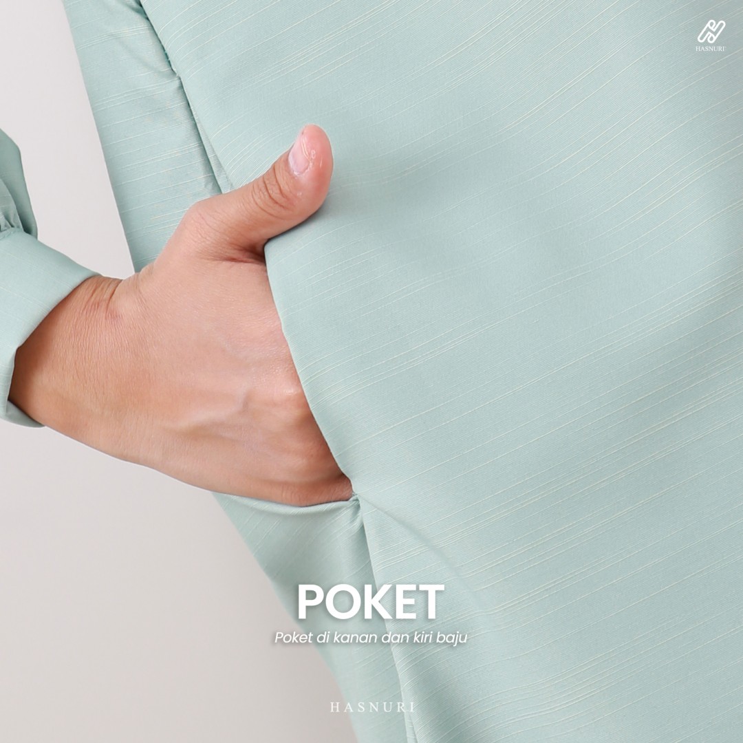 Suit Waleeda - Mint Green