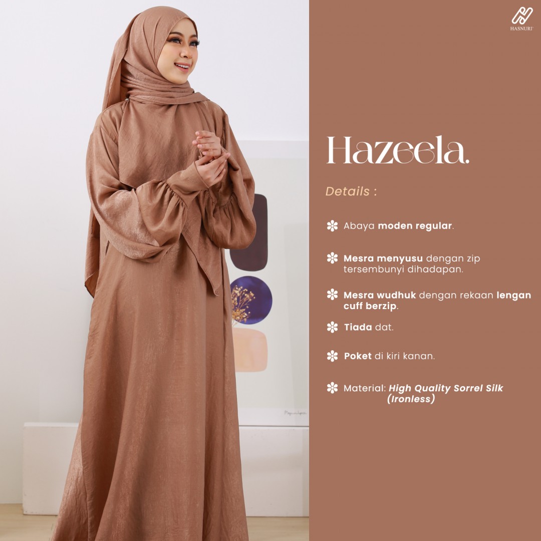 Abaya Hazeela - Rose Gold