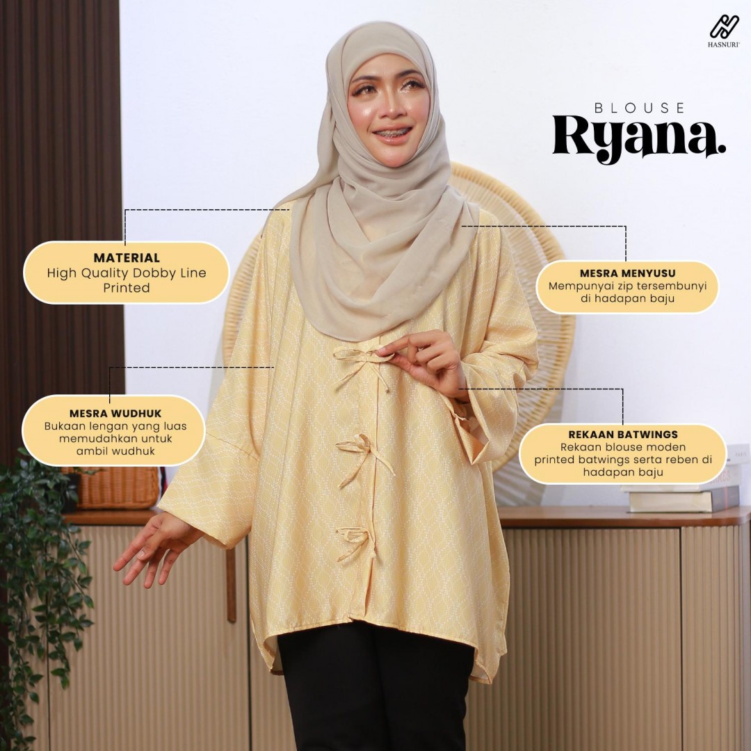 Blouse Ryana - Navy Blue