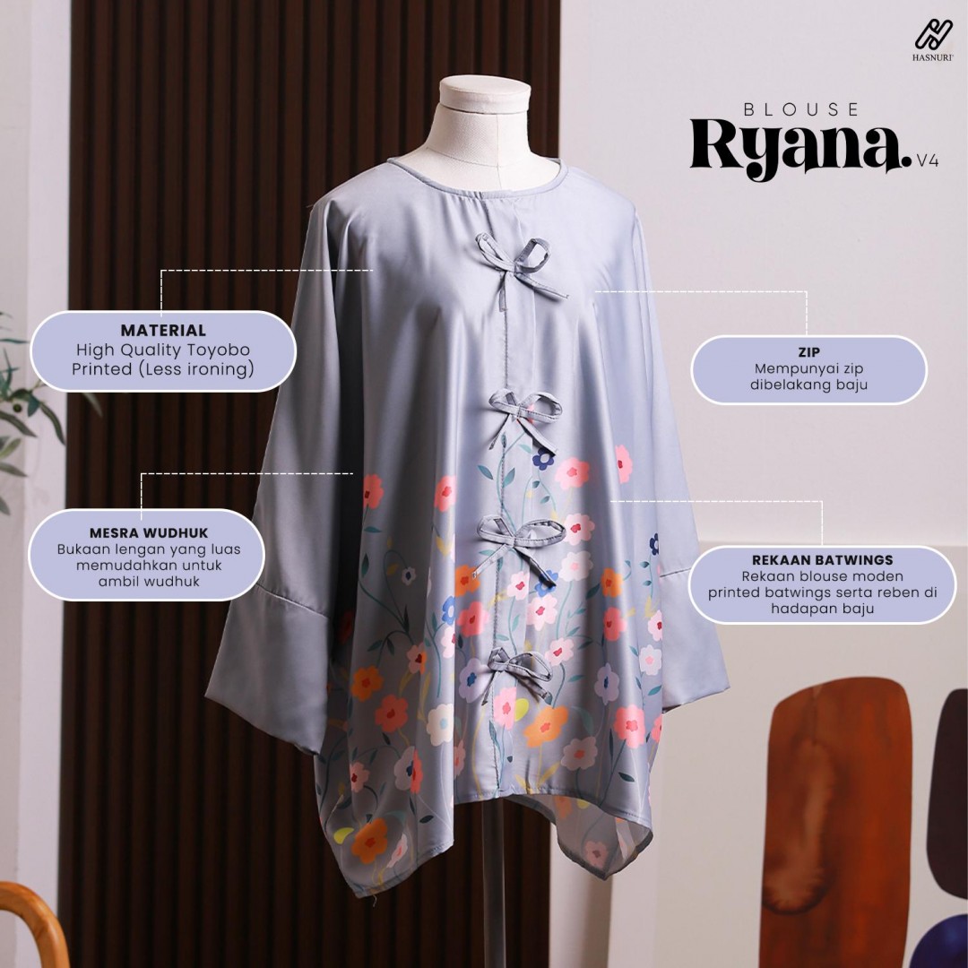 Blouse Ryana V4 - Black