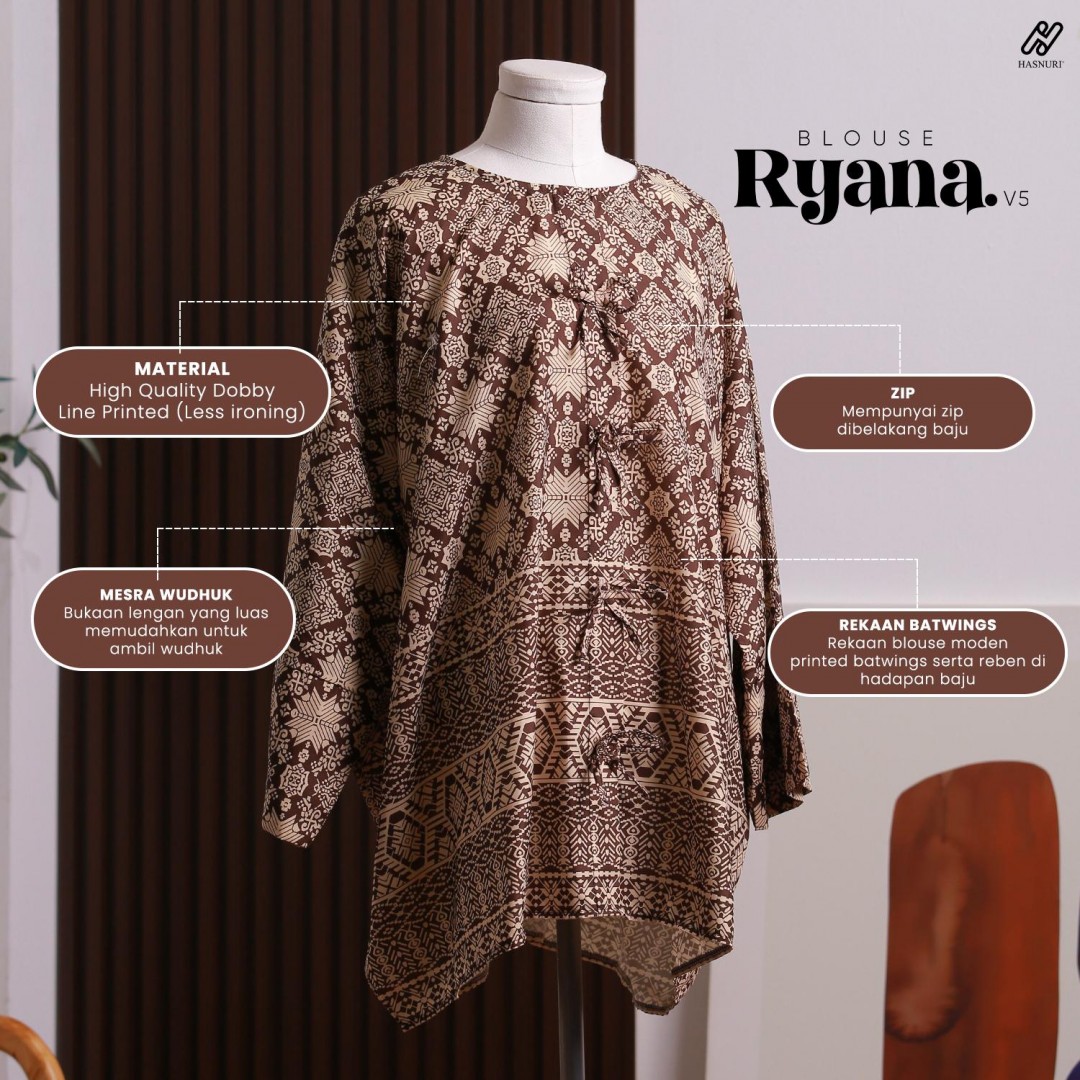 Blouse Ryana V5 - Sage Green