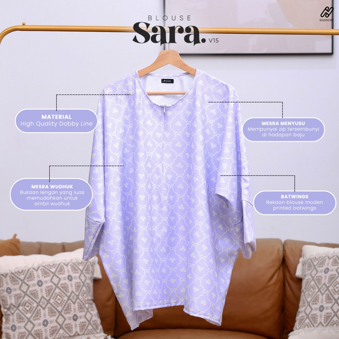 Blouse Sara V15 - Purple