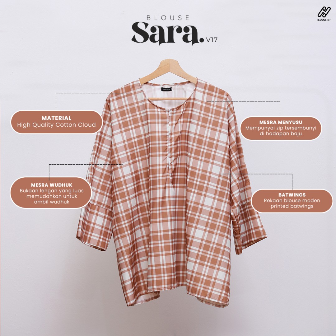 Blouse Sara V17 - Red