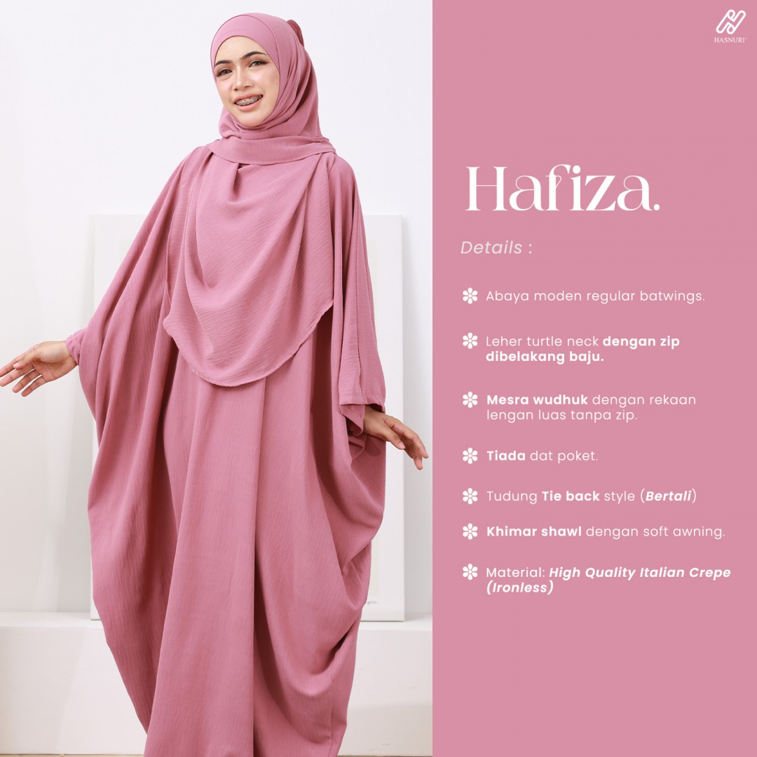 Abaya Hafiza - Lemon Yellow