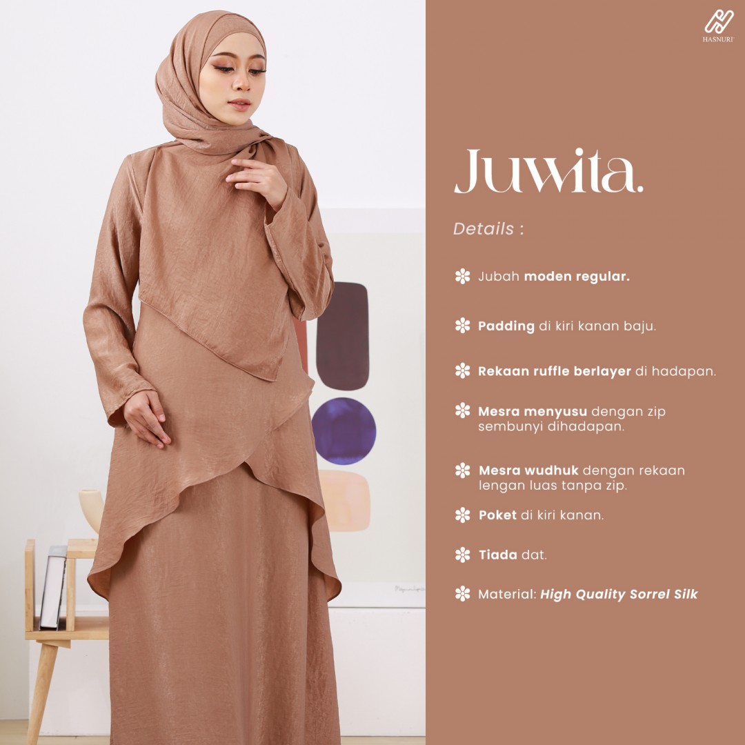 Jubah Juwita - Navy Blue